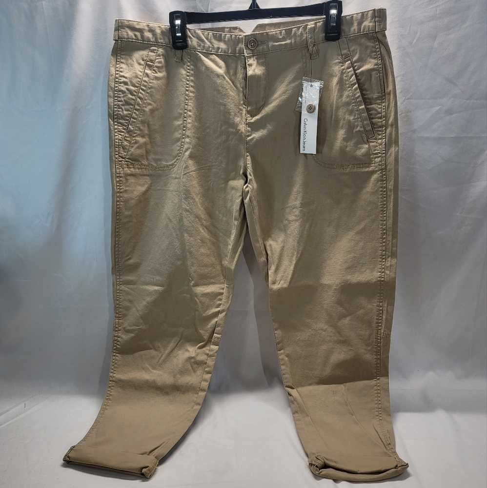 Womens, Calvin Klein Jeans, roll bottom, size 16, nwt